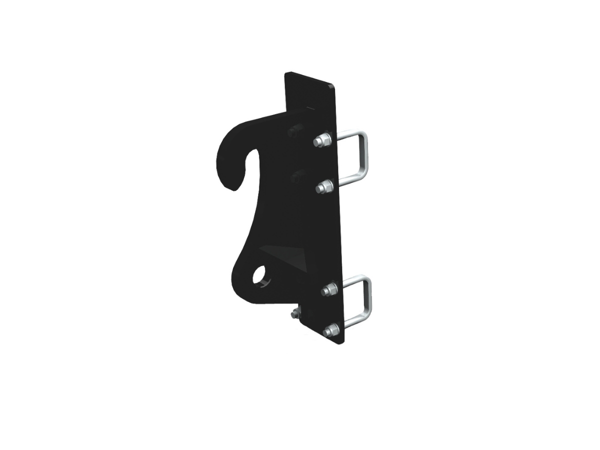 An image showing the front view of Bolt on Bracket set - Compact tool carrier (Part 980/B0688)